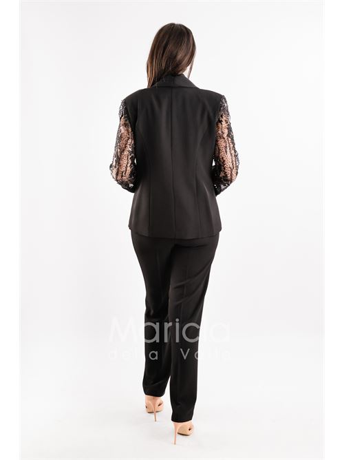 tailleur 3 pz ricamati PAOLA FORTI | PF217NERO